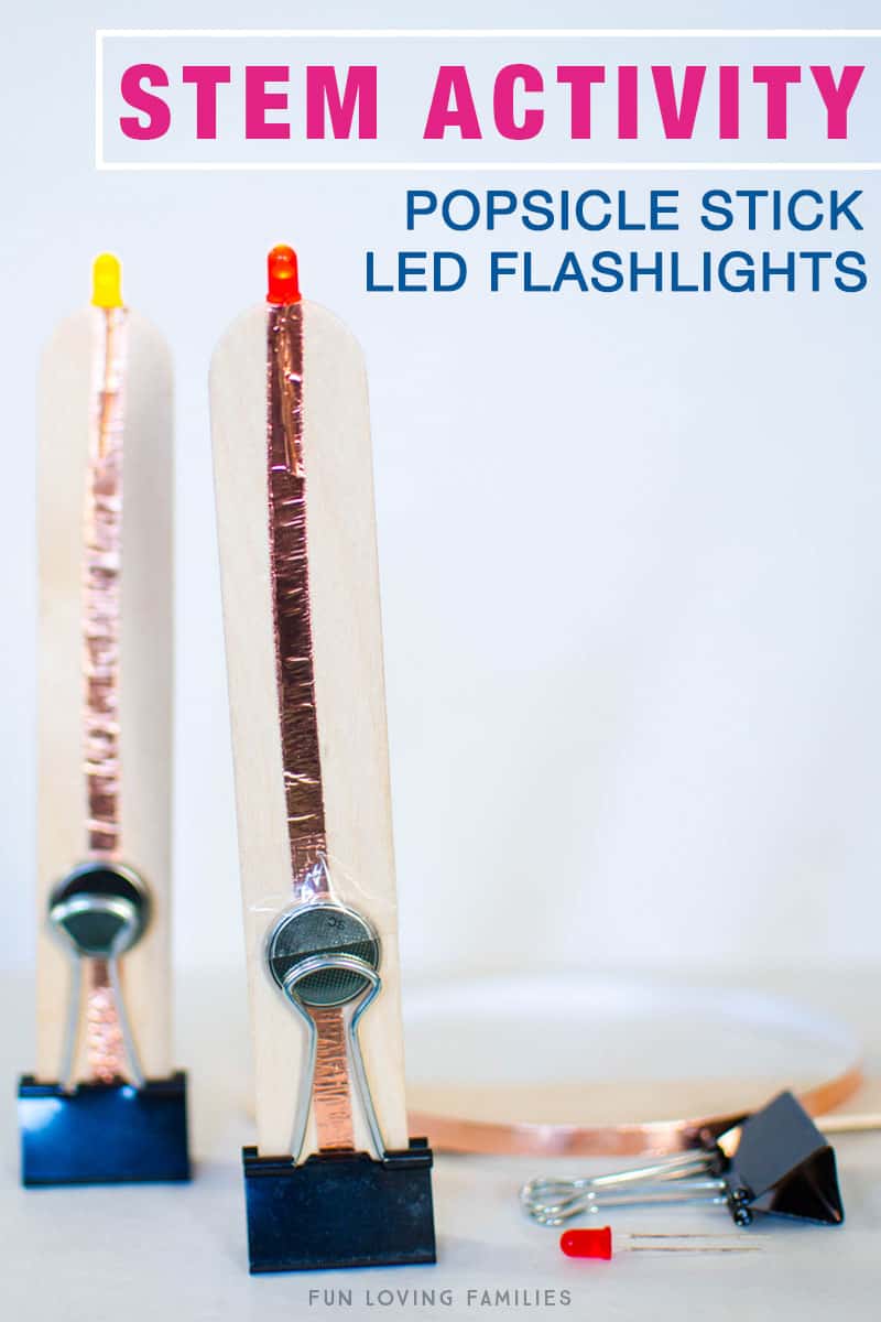 Deceptively Easy Popsicle Stick Flashlights