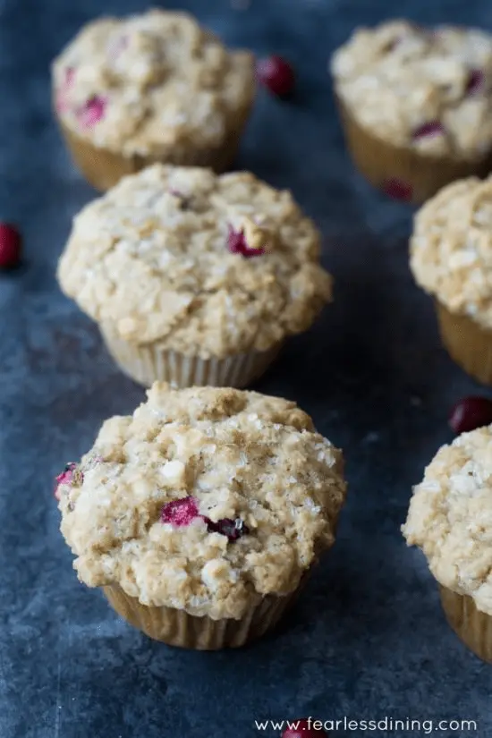 Gluten-Free Cranberry Muffins