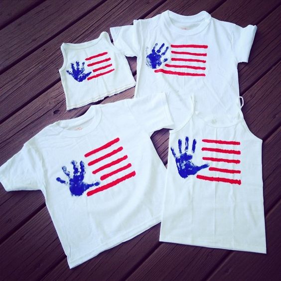 Make Your Own American Flag Shirt