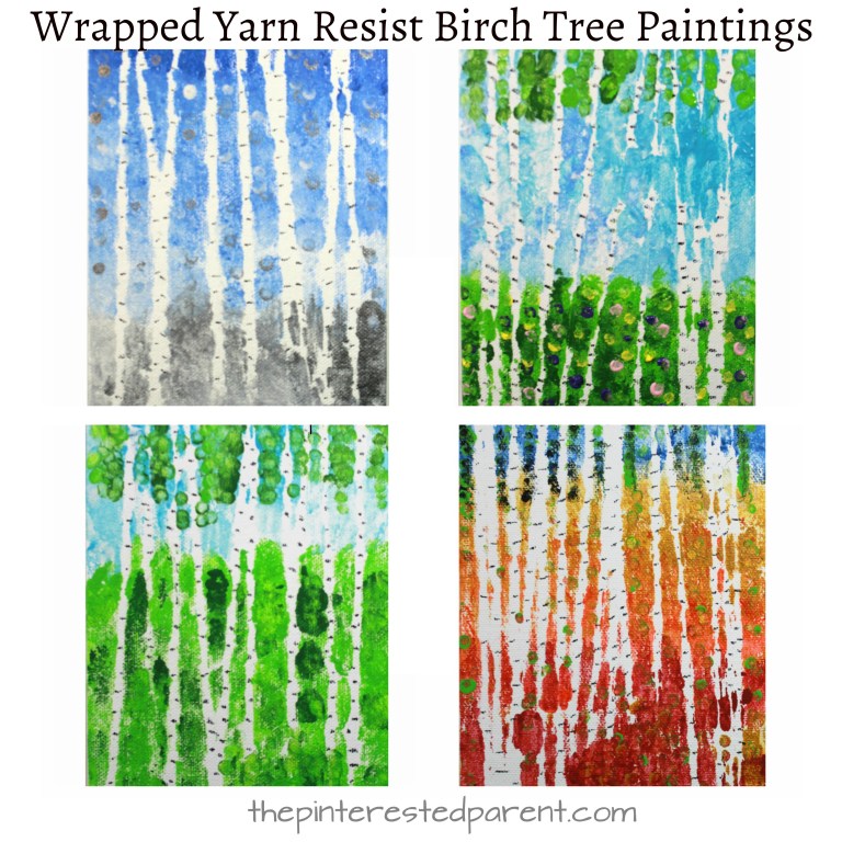 Yarn Resist Art Canvas