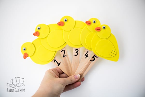Five Storytelling Duck Props
