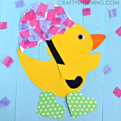 3d folded paper ducks 2 - Creative Little Explorers