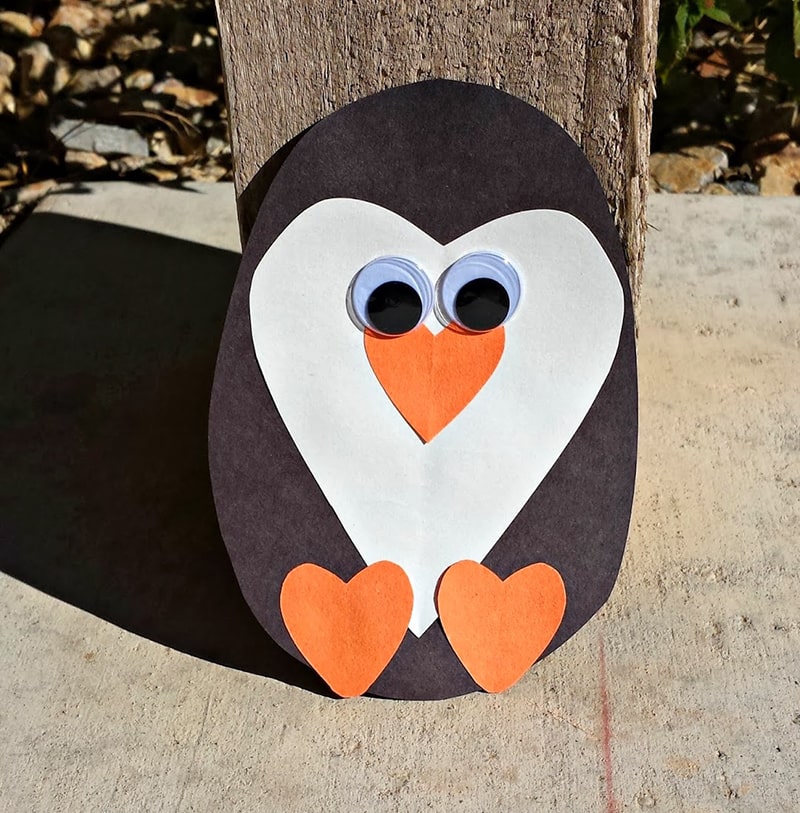 Penguin Valentine Crafts