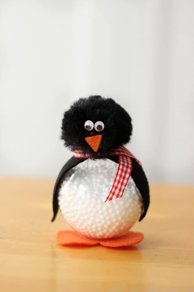 Fluffy Penguin Craft