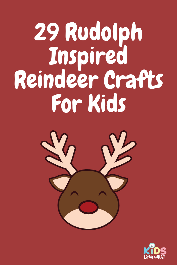 Rudolph the Red-Nosed Reindeer Cardboard Tube Craft - Raising