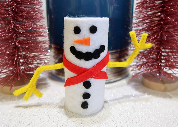 Soft And Simple Snowman Craft