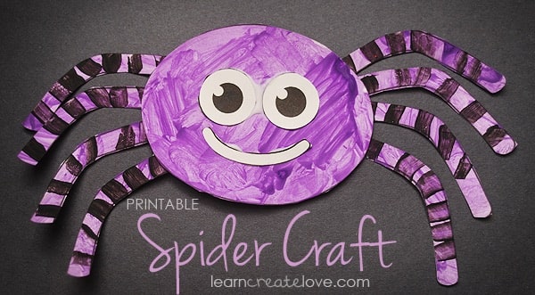 Free Printable Spider Craft