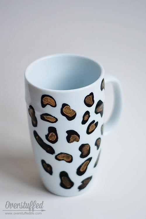 Easy Peasy Cheetah-Print Mug