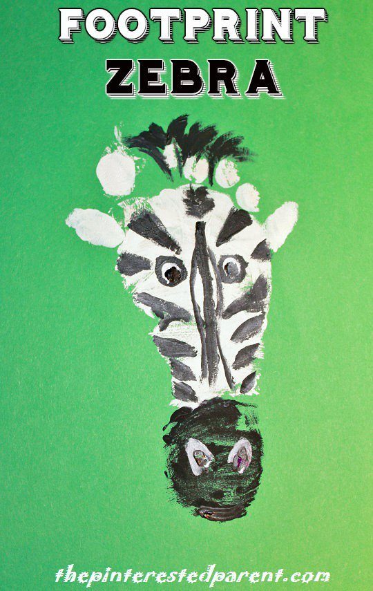 Footprint Zebra Craft