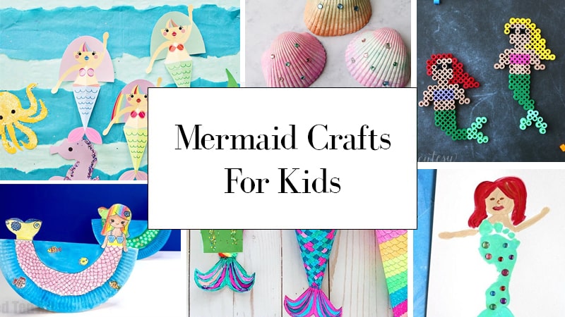 22 Adorable Mermaid Crafts for Kids  Mermaid crafts, Mermaid diy, Crafts  for kids