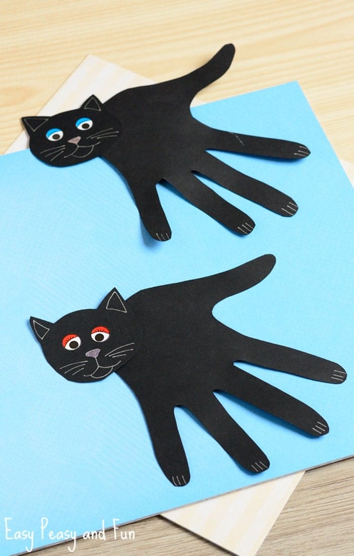 Quick And Simple Halloween Cat Craft