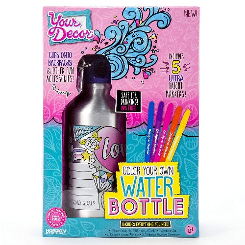 Your Dècor Color Your Own Water Bottle Kit