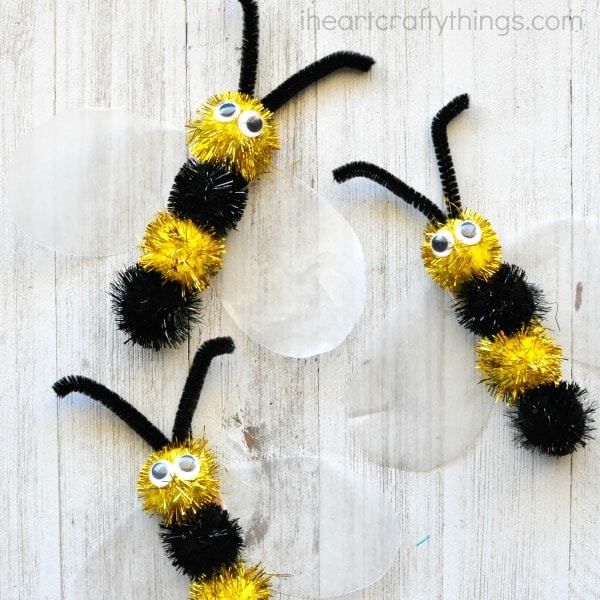 Fuzzy Buzzy Bee Craft