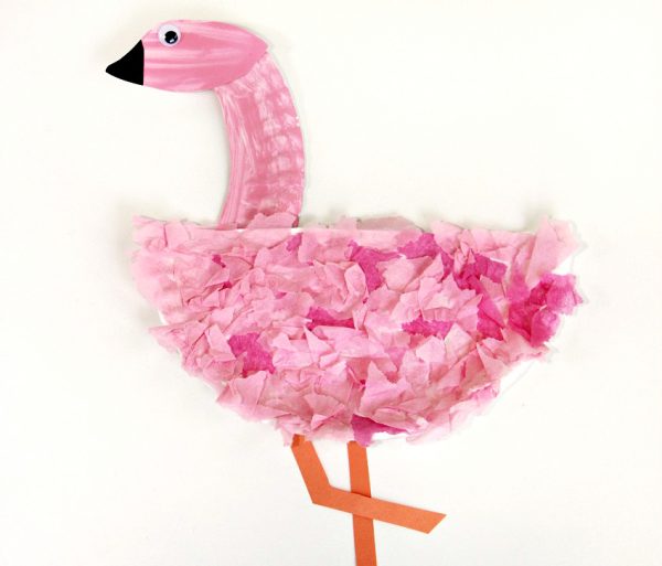 Feathery Flamingo Craft