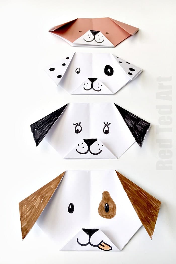 Origami Puppy Craft