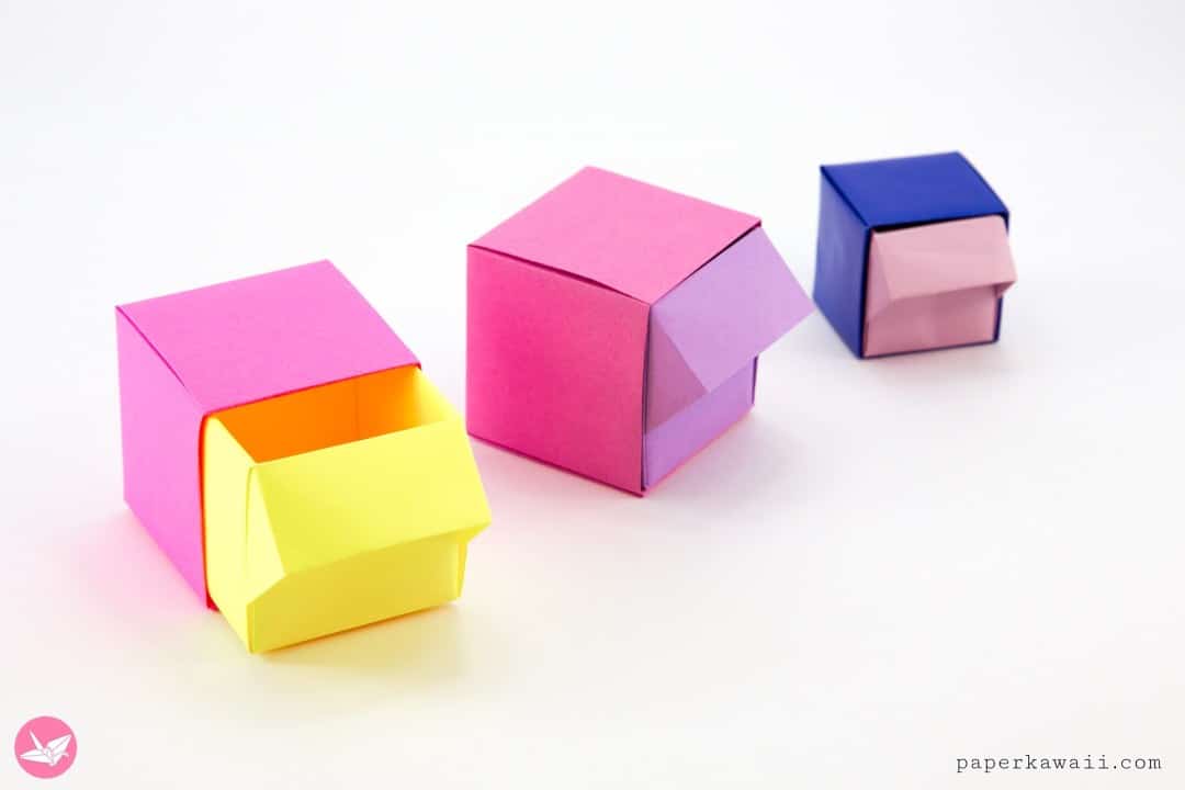Open-And-Close Drawer Origami Craft