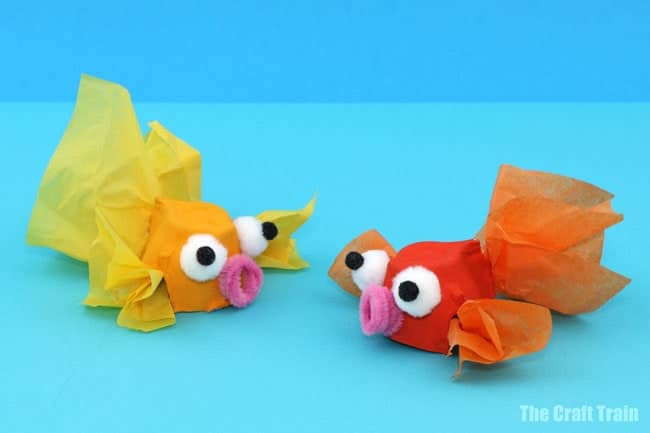 DIY 3D Goldfish Craft