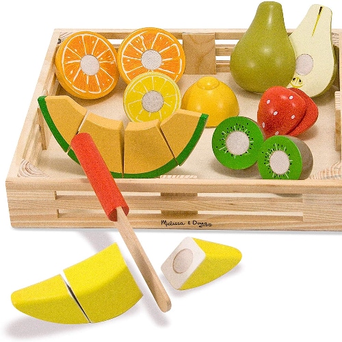 Wooden Fruit Cutting Toy Set 