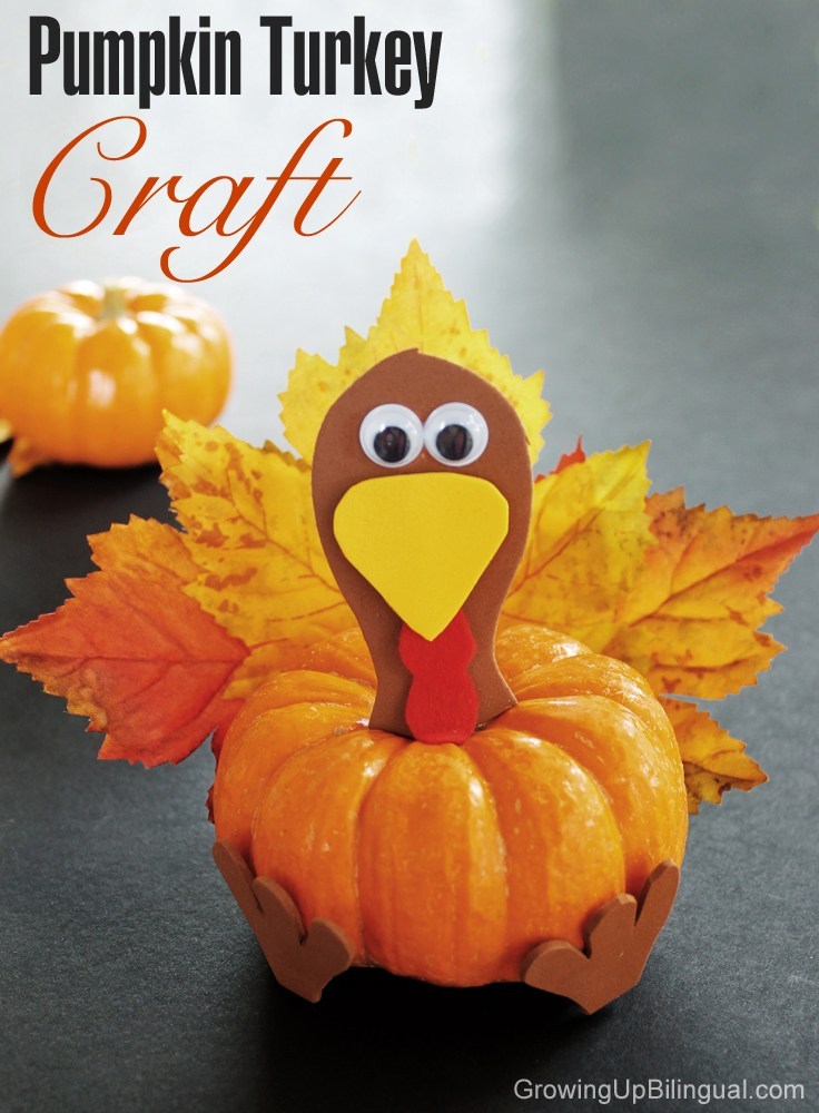Mini-Pumpkin Thanksgiving Craft