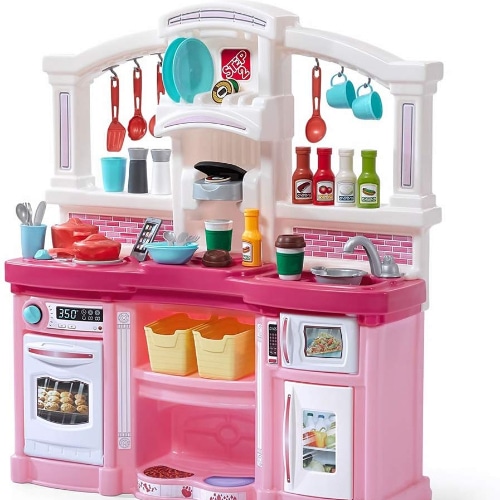 Pink Kids Kitchen Playset 