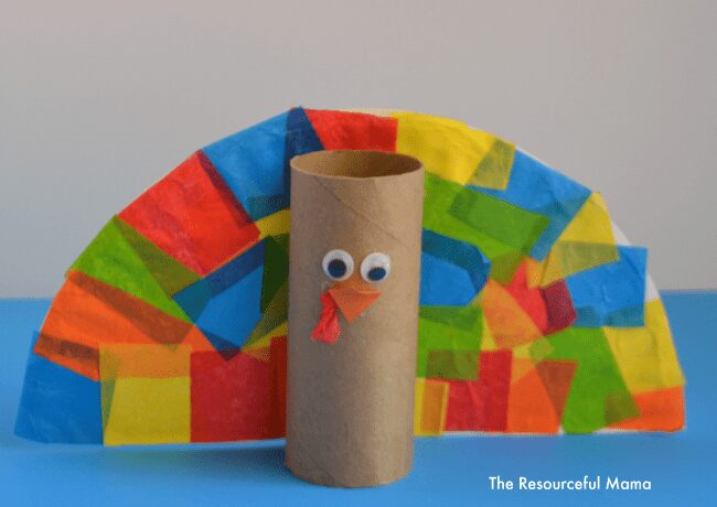 Rainbow Turkey Craft