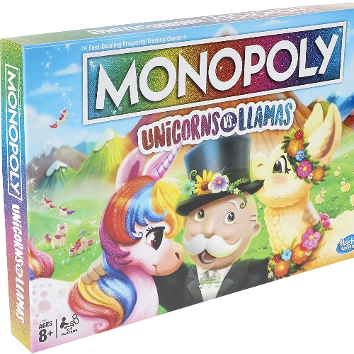 Unicorns vs. Llamas Monopoly