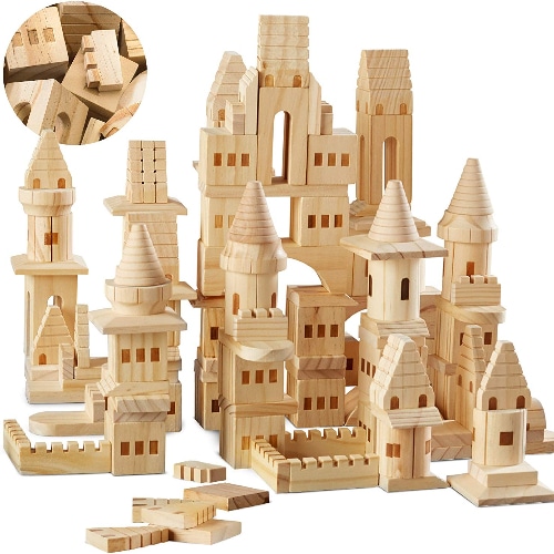Wooden Castle Building Blocks