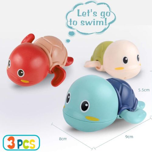 SEPHIX Swimming Turtle Bath Toy