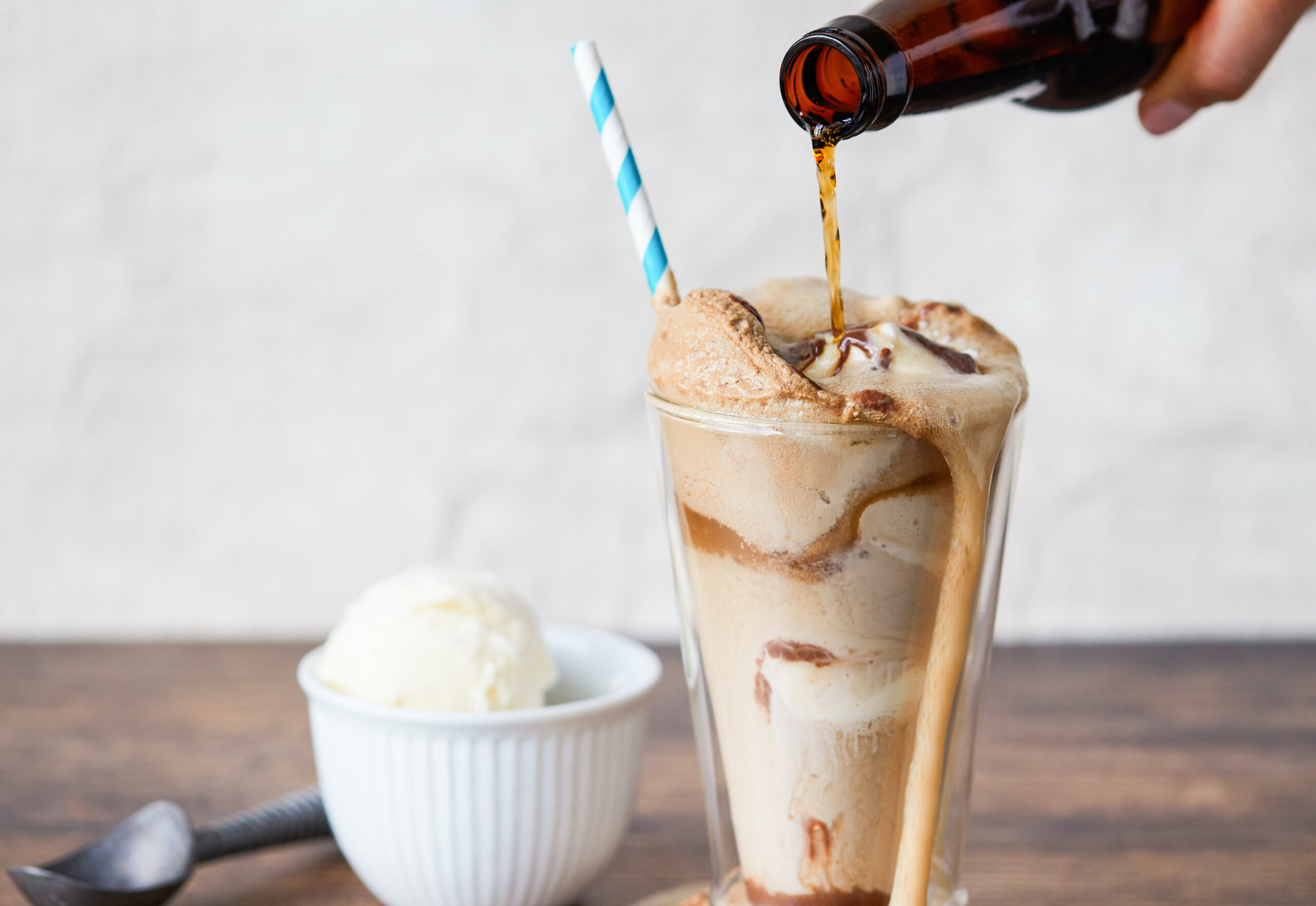 Root beer float