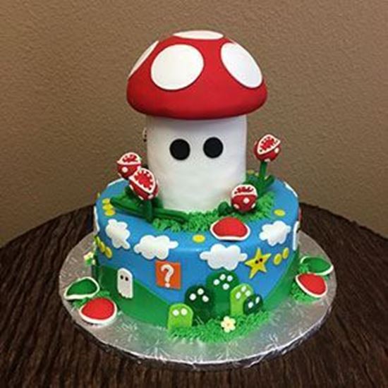 Toad Cake For Mario Birthday 