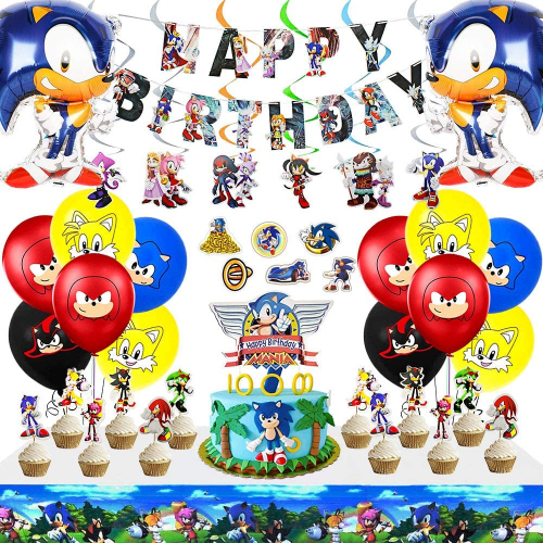 Sonic Party Decorations Pack