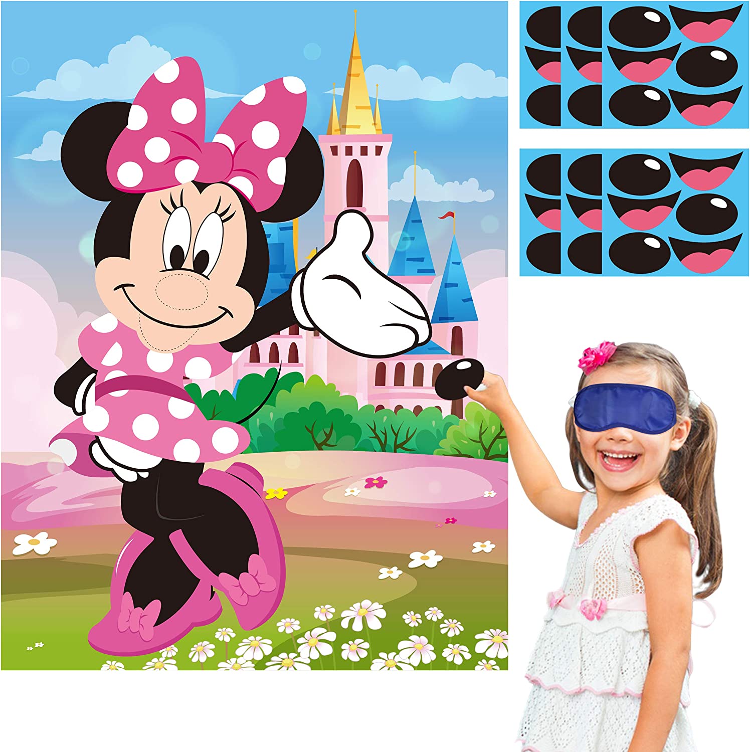 Pin The Nose And Mouth On Minnie Mouse