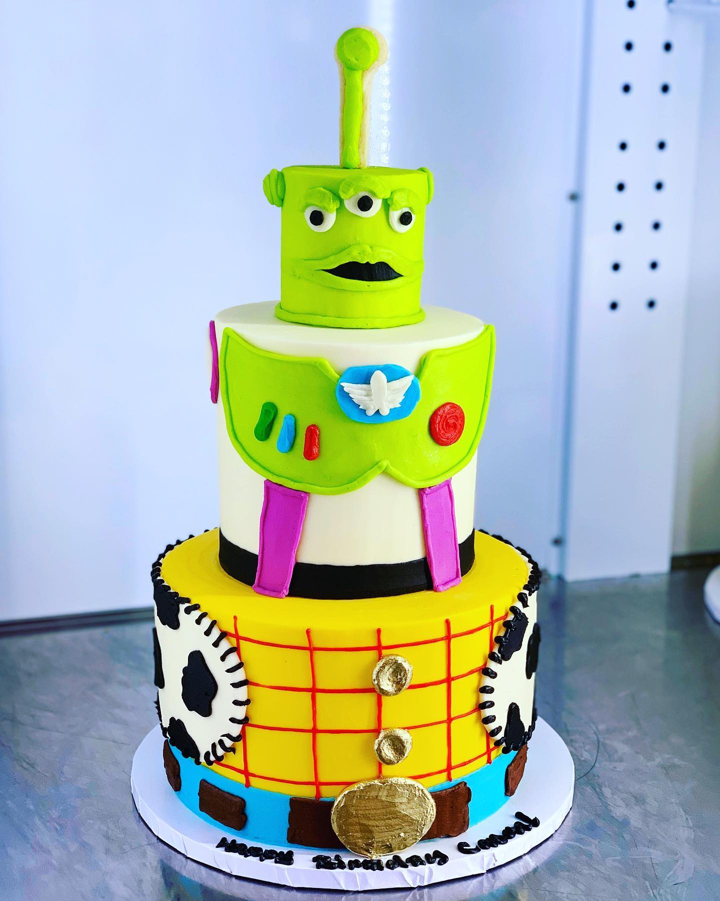 Tiered Toy Story Cake