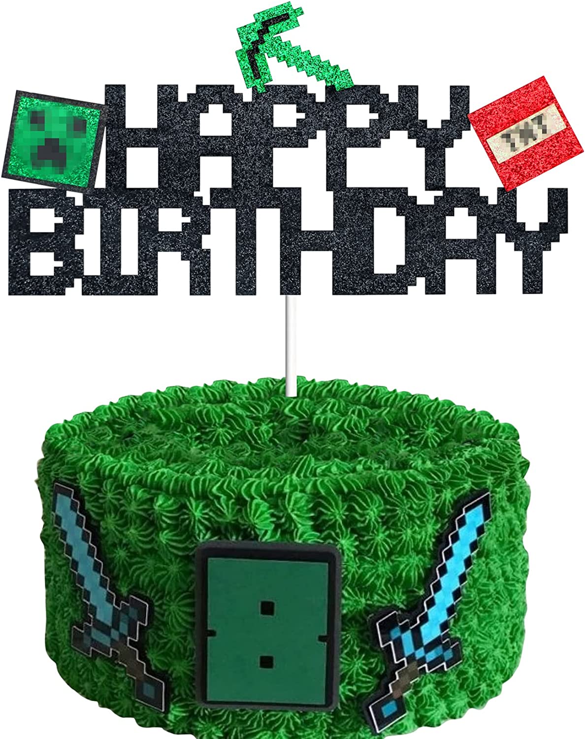 Easy Minecraft Cake Topper