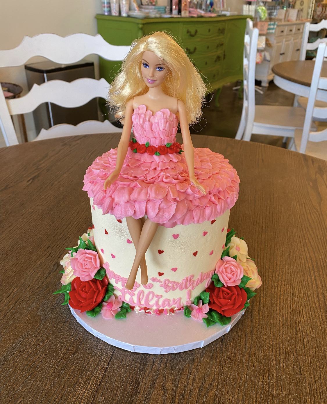Perched Barbie Cake