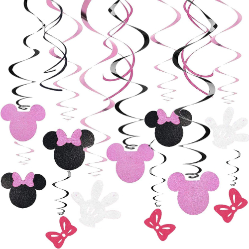 Hanging Minnie Mouse Swirls