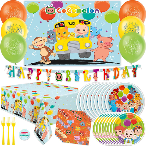 CoComelon Dinnerware And Decorations