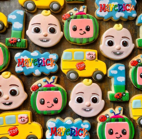 CoComelon Character Cookies
