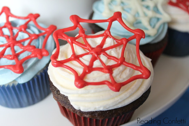 Web Cupcake Toppers