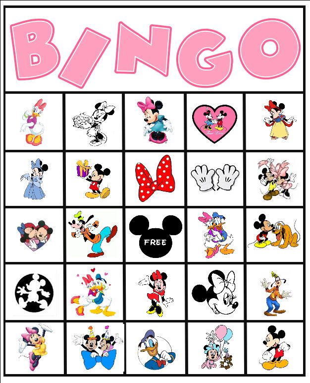 Minnie Mouse Bingo