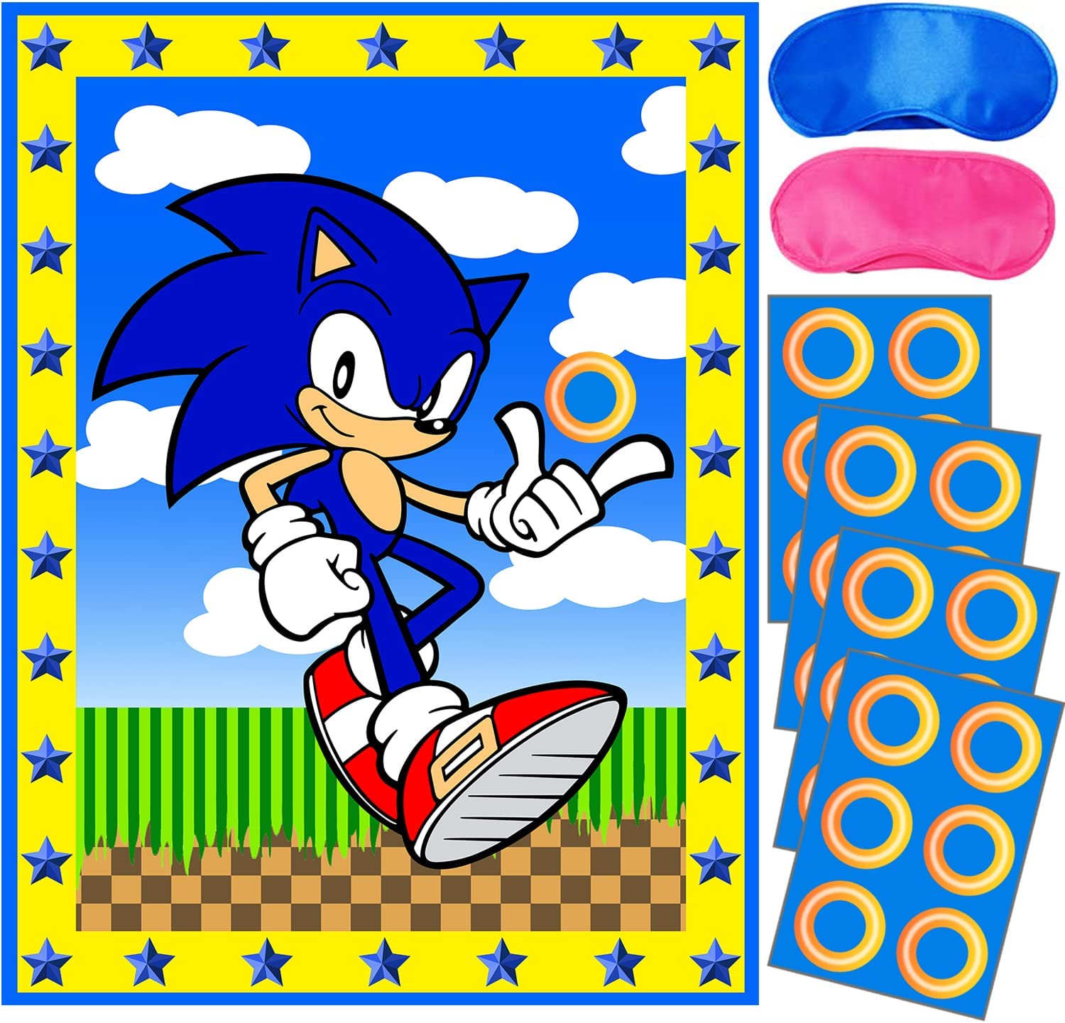 Pin The Rings On Sonic