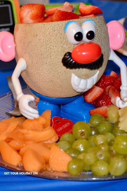 Mr. Potato Head Fruit Platter