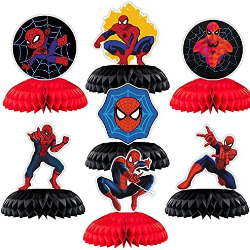 Spiderman Table Decorations