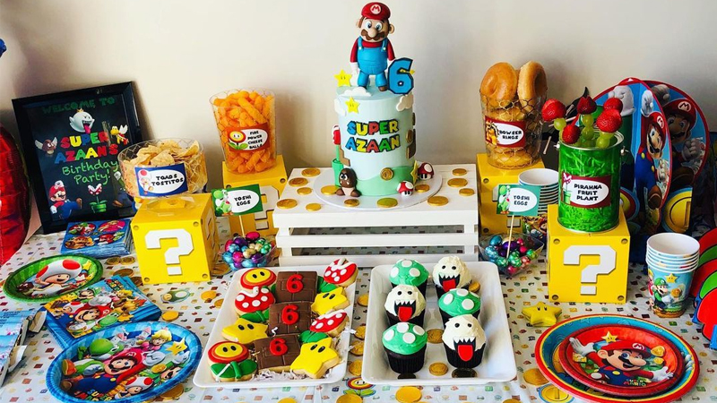 Super Mario Brothers Birthday Party Ideas