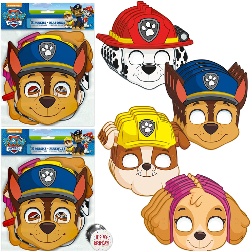 Paw Patrol Character Masks