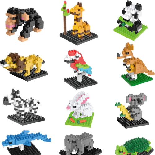 Animal Mini Brick Build Kits