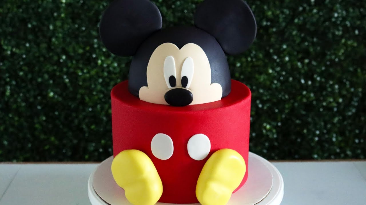 Mickey Peek-a-Boo Cake