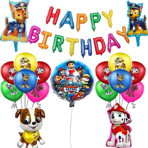 Paw Patrol Balloons And Banner